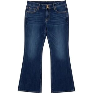 Lane Bryant Flare Jeans 20 Petite Dark Wash Tighter Tummy Technology Denim